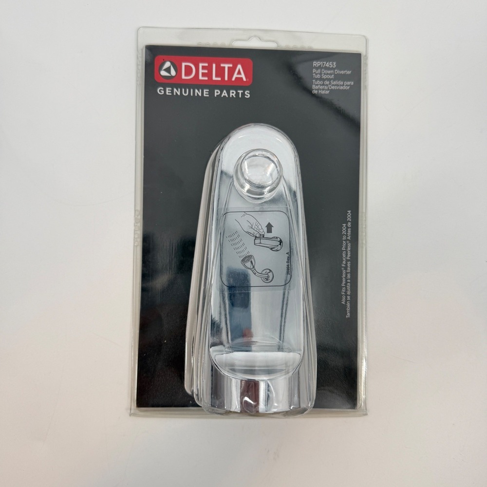 Delta RP17453 Pull Down Diverter Tub Spout Chrome Genuine Replacement Part